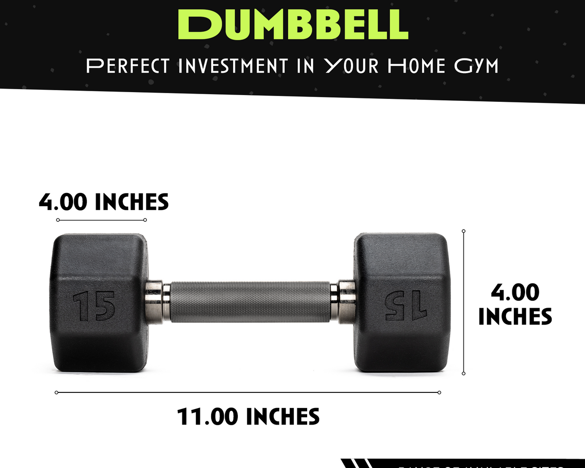 Octo Rubber Dumbbell (sold individually)