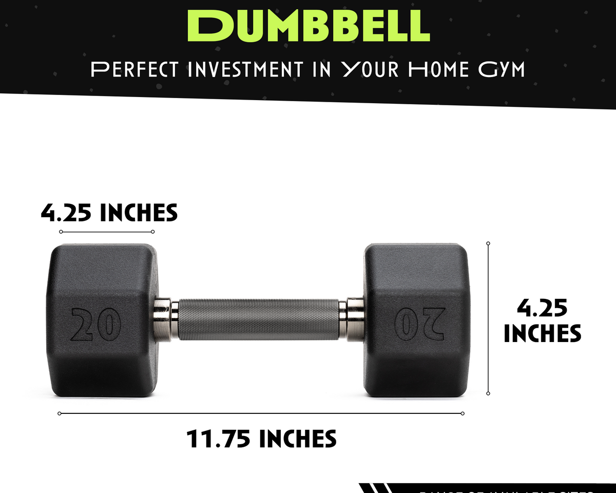 Octo Rubber Dumbbell (sold individually)