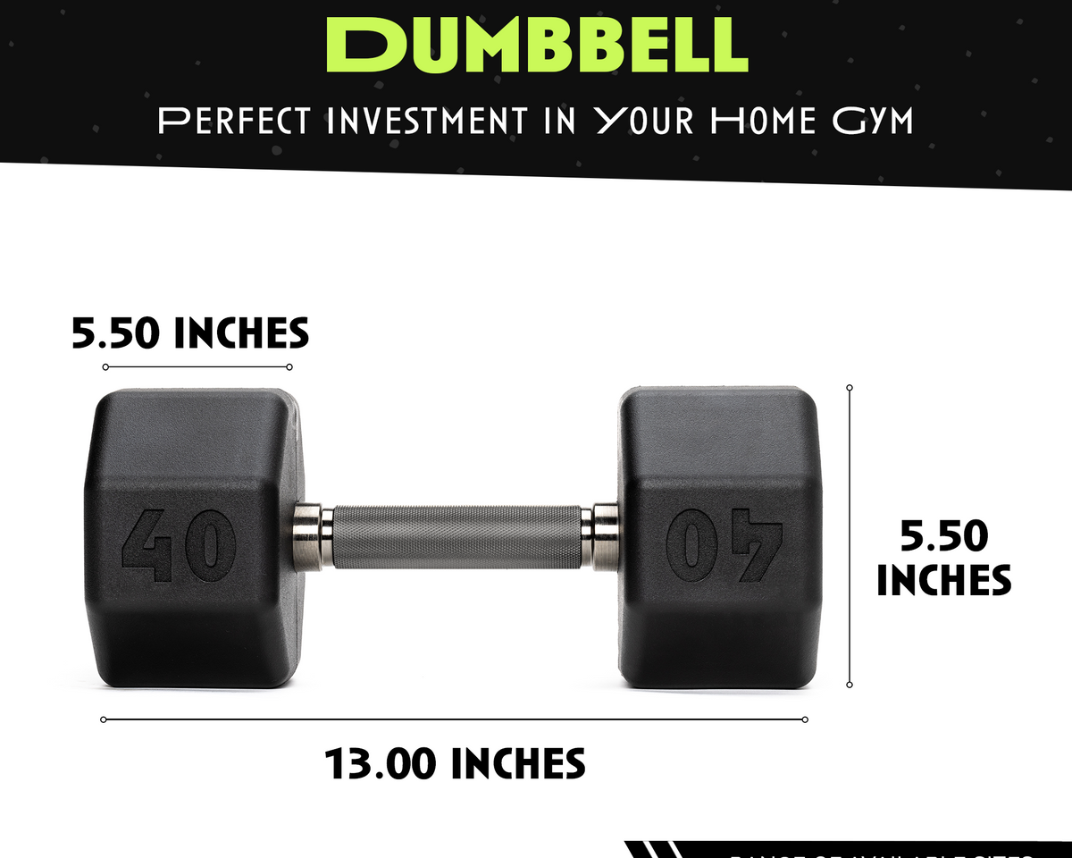 Octo Rubber Dumbbell (sold individually)