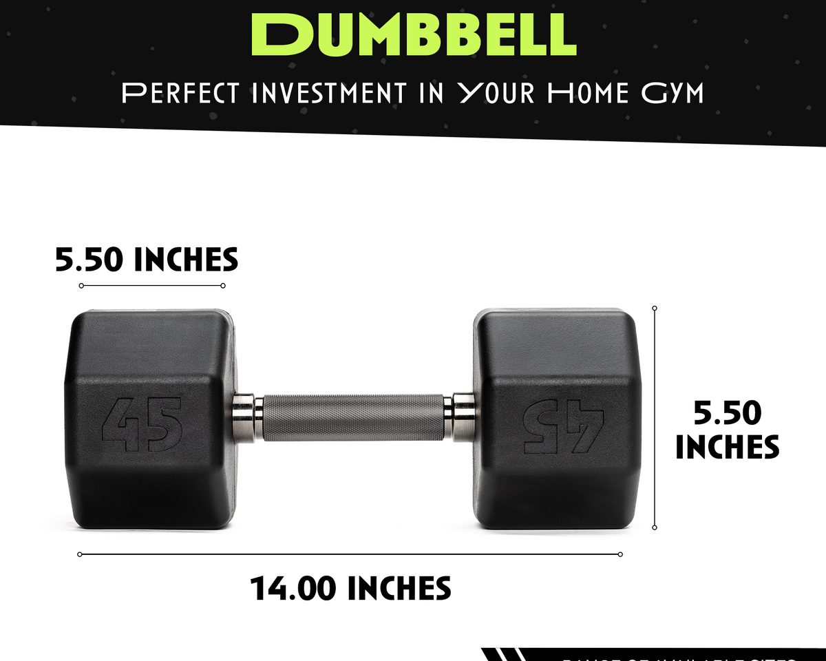 Octo Rubber Dumbbell (sold individually)