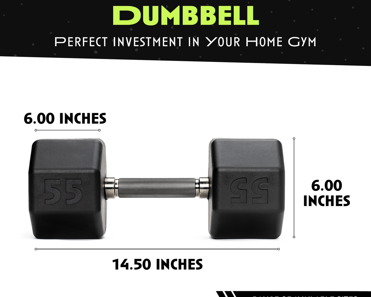 Octo Rubber Dumbbell (sold individually)