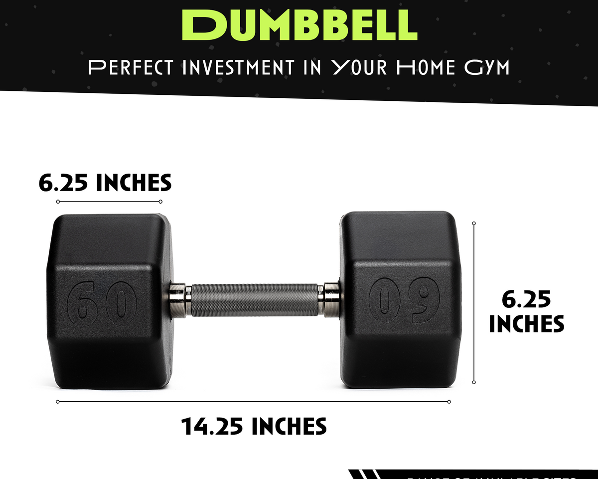 Octo Rubber Dumbbell (sold individually)