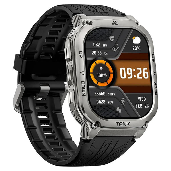 2024 KOSPET TANK M3 Smartwatches For Men Women Rugged Smart Watch 480mAh AOD Bluetooth Fitness Electronic Digital AMOLED Watches