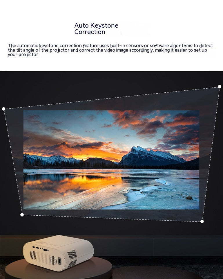 T07 Full HD Smart Projector - 320 ANSI Lumens Brightness