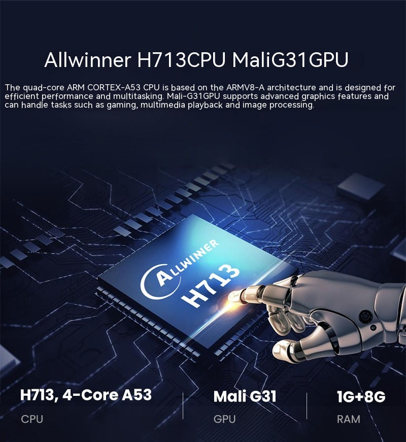 T07 Full HD Smart Projector - 320 ANSI Lumens Brightness