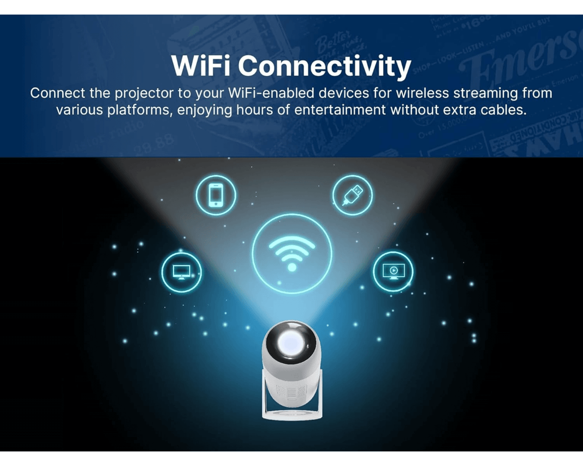 Emerson 150" Home Theater LCD Projector