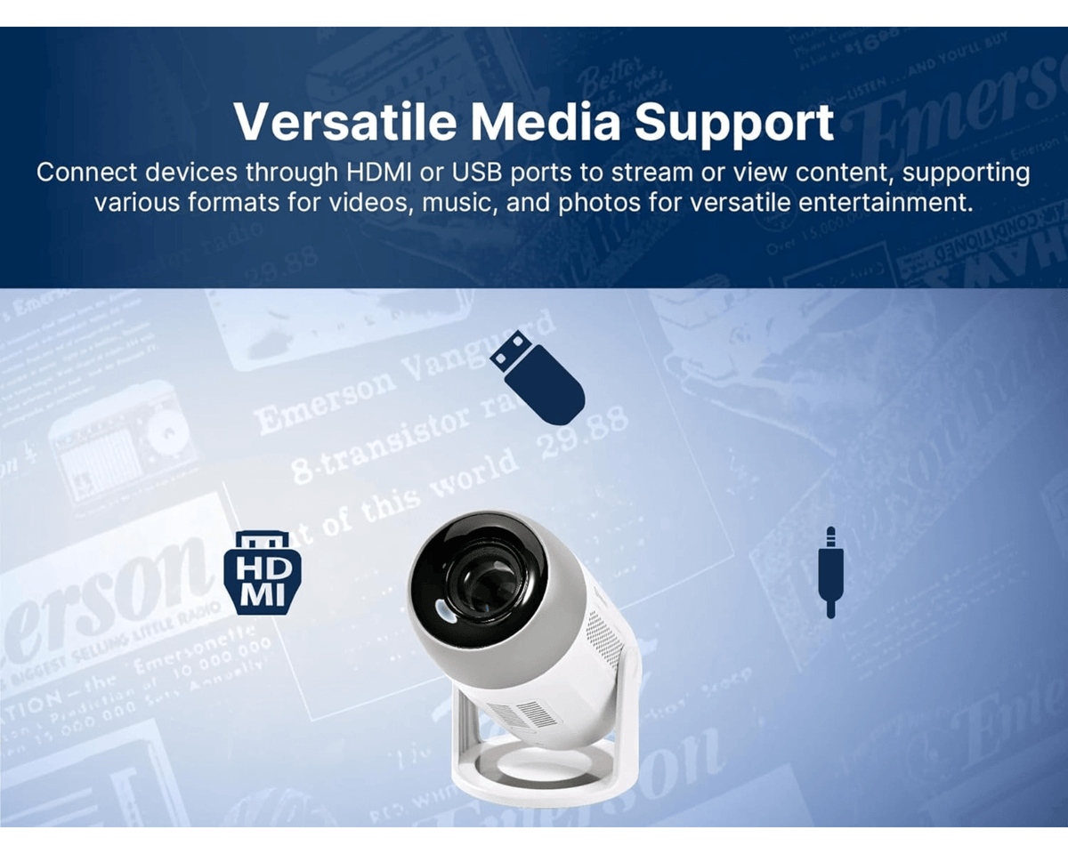 Emerson 150" Home Theater LCD Projector