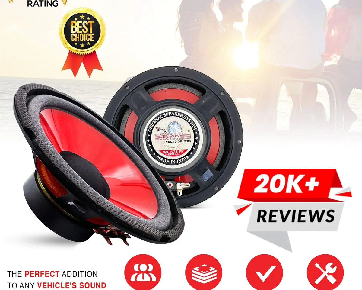 CoreBass 6 Inch 300W Car Subwoofer