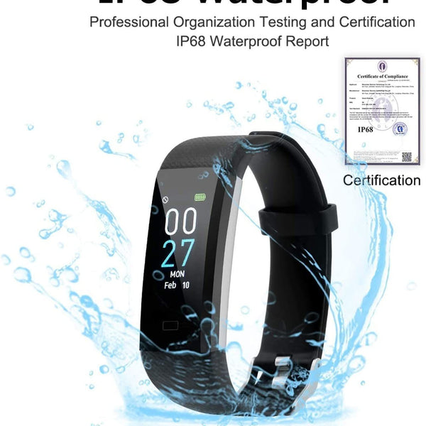 S5 Fitness Tracker Smart Watch Sports Watch Bracelet blood pressure fitness heart rate meter step temperature waterproof sports bracelet