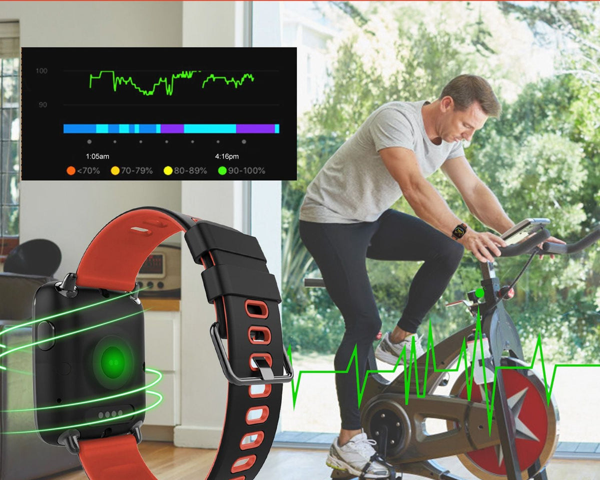 Smartwatch Fitness Tracker 1.54'' Color Screen IP68 Waterproof Activity Tracker