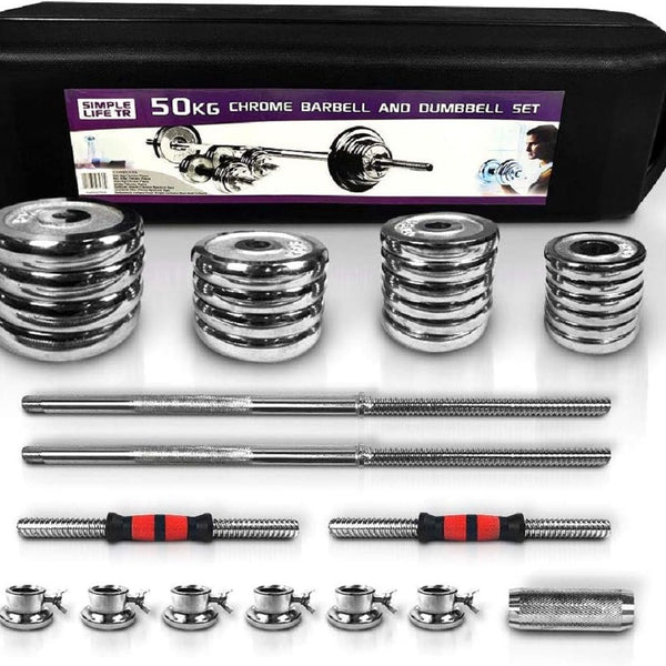 Adjustable Dumbbell Set Home Gym Cast Iron Barbell Sets with Carry Box 110lbs Office Bedroom Workout Dumbbells for Men and Women