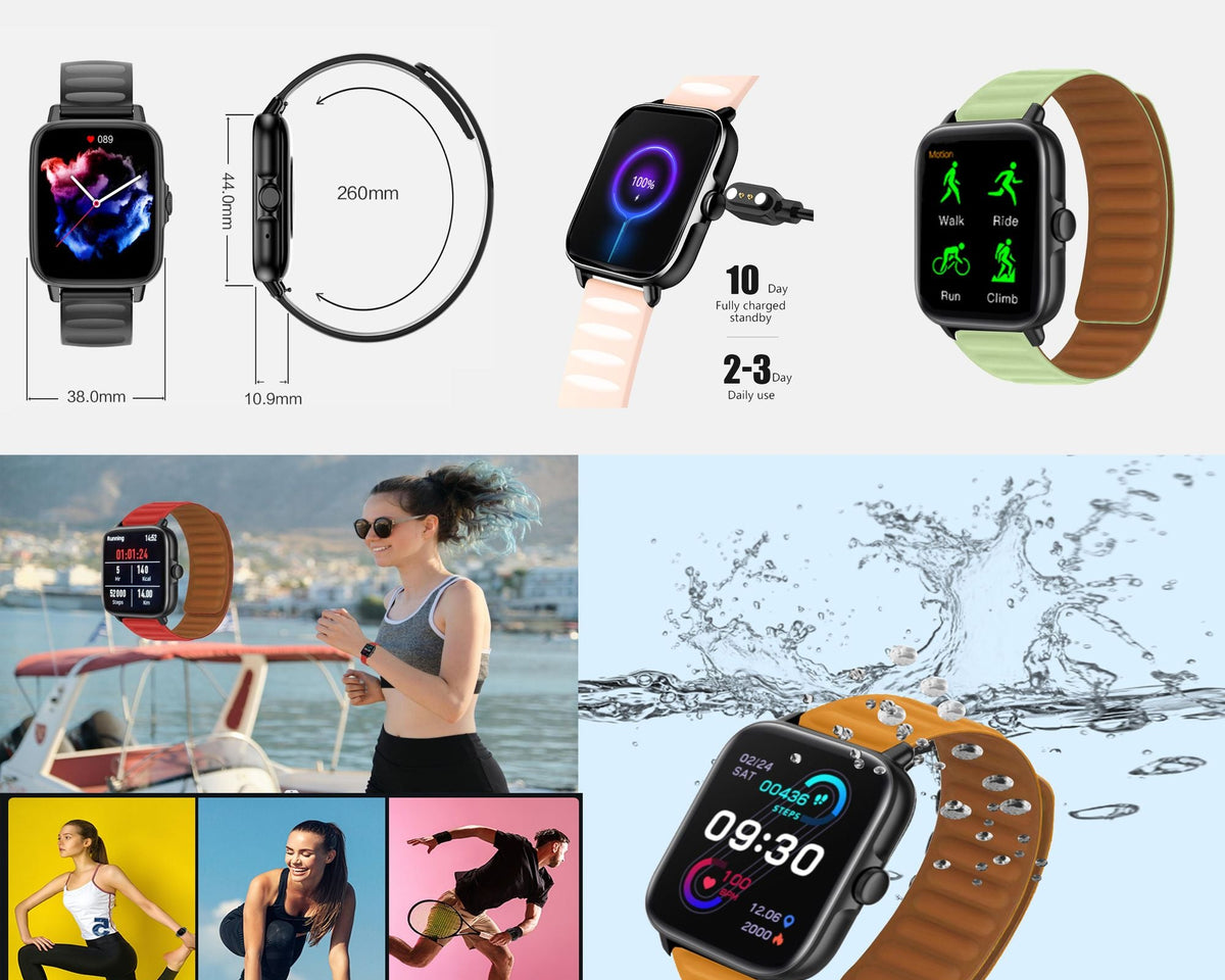 MagPRO Smartwatch With Magnetic Belt And Activity Tracker