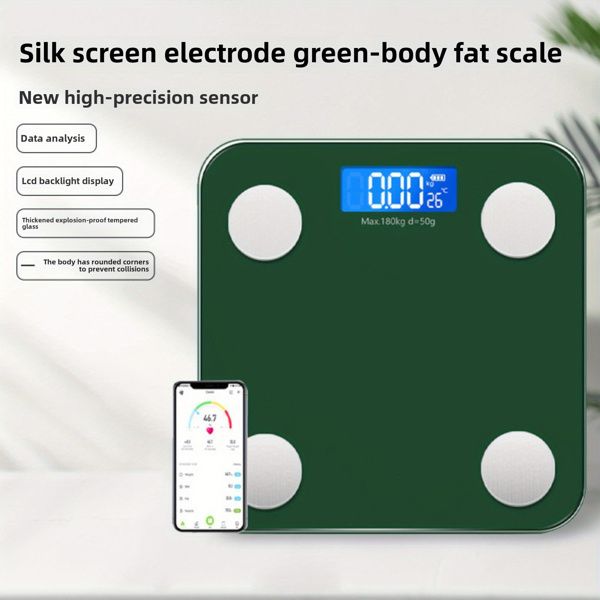 Digital Electronic Weight Scale Bathroom Scales Body Scale Temperature Display Balance